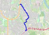 Trasa z dnia 2021-12-21 17:47 - mapa trasy gps - rower miejski