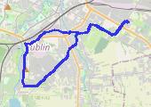Trasa z dnia 2021-12-22 10:18 - mapa trasy gps - rower górski
