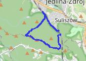 Jedlina-Zdrój, Jałowiec - mapa trasy gps - spacer