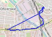 Trasa z dnia 2021-12-23 08:33 - mapa trasy gps - rower górski