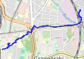 Trasa z dnia 2021-12-20 08:32 - mapa trasy gps - rower górski