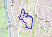 Spacer - mapa trasy gps - spacer