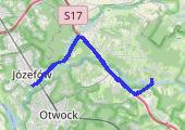 Trasa z dnia 2021-12-31 11:09 - mapa trasy gps - samochód