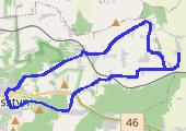 Trasa z dnia 2021-12-31 16:57 - mapa trasy gps - bieganie