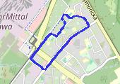 Trasa z dnia 2022-01-06 22:10 - mapa trasy gps - spacer