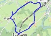 Trasa z dnia 2022-01-10 18:59 - mapa trasy gps - bieganie
