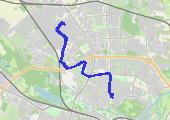 Trasa z dnia 2022-01-12 17:02 - mapa trasy gps - samochód