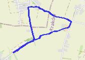 Trasa z dnia 2022-01-24 16:47 - mapa trasy gps - bieganie