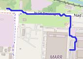 Trasa z dnia 2022-01-25 19:08 - mapa trasy gps - marsz