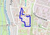 Spacer - mapa trasy gps - spacer