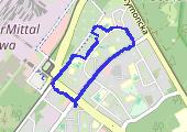 Trasa z dnia 2022-01-25 22:44 - mapa trasy gps - spacer