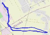 Trasa z dnia 2022-02-01 16:48 - mapa trasy gps - bieganie