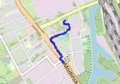 Trasa 2476 - mapa trasy gps - spacer