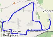 Trasa z dnia 2022-02-06 13:51 - mapa trasy gps - bieganie