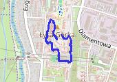 Spacer - mapa trasy gps - spacer