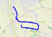 Trasa z dnia 2022-02-10 17:12 - mapa trasy gps - bieganie