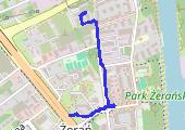 Trasa 2491 - mapa trasy gps - spacer