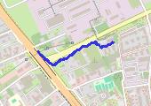 Trasa 2493 - mapa trasy gps - spacer