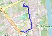 Trasa 2494 - mapa trasy gps - spacer