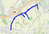 Trasa z dnia 2022-02-14 17:34 - mapa trasy gps - bieganie