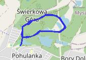 Trasa z dnia 2022-02-13 11:08 - mapa trasy gps - bieganie