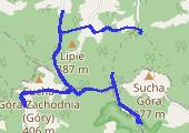 Trasa z dnia 2020-11-22 - mapa trasy gps - wędrówka