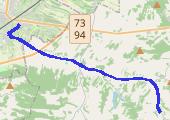Trasa z dnia 2020-11-25 - mapa trasy gps - rower trekkingowy