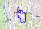 Spacer - mapa trasy gps - spacer