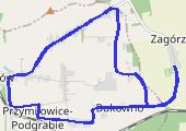 Trasa z dnia 2022-02-22 16:35 - mapa trasy gps - bieganie