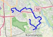 Trasa z dnia 2022-02-22 19:14 - mapa trasy gps - rower szosowy
