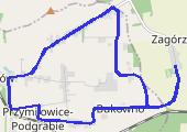 Trasa z dnia 2022-02-25 18:21 - mapa trasy gps - bieganie