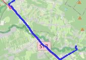 Trasa z dnia 2022-02-27 11:45 - mapa trasy gps - samochód
