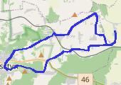 Trasa z dnia 2022-02-27 16:20 - mapa trasy gps - bieganie