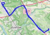 Trasa z dnia 2022-02-28 08:43 - mapa trasy gps - samochód
