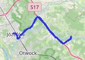 Trasa z dnia 2022-02-28 19:19 - mapa trasy gps - samochód
