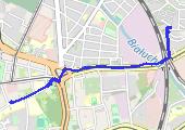 Trasa z dnia 2022-01-20 15:24 - mapa trasy gps - rower górski