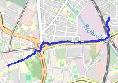 Trasa z dnia 2022-01-31 08:23 - mapa trasy gps - rower górski