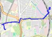 Trasa z dnia 2022-01-27 08:21 - mapa trasy gps - rower górski