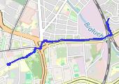 Trasa z dnia 2022-02-11 08:14 - mapa trasy gps - rower górski
