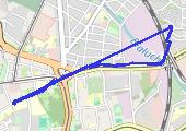 Trasa z dnia 2022-02-11 15:12 - mapa trasy gps - rower górski