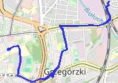 Trasa z dnia 2022-02-14 09:00 - mapa trasy gps - rower górski