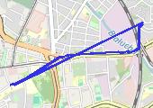 Trasa z dnia 2022-02-14 15:27 - mapa trasy gps - rower górski