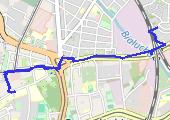 Trasa z dnia 2022-02-17 08:26 - mapa trasy gps - rower górski