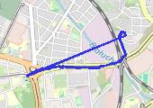 Trasa z dnia 2022-02-17 15:38 - mapa trasy gps - rower górski