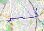 Trasa z dnia 2022-02-18 08:11 - mapa trasy gps - rower górski