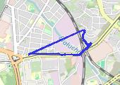 Trasa z dnia 2022-02-18 15:28 - mapa trasy gps - rower górski