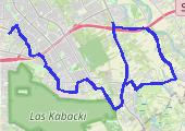 Trasa z dnia 2022-03-03 08:41 - mapa trasy gps - rower szosowy