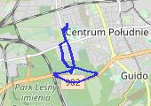 Trasa z dnia 2022-03-05 16:33 - mapa trasy gps - rower trekkingowy