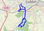 Rower zalew - mapa trasy gps - rower górski