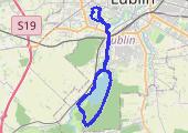 Rower zalew - mapa trasy gps - rower górski